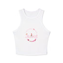 Floral Vintage Racer Tank Top for Women - Perfect for Summer and Celebrations