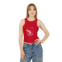 Juliet Floral Postcards Women's Racer Tank