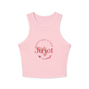 Juliet Floral Postcards Women's Racer Tank