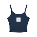 Spaghetti Strap Tank Top Juliet Floral Design