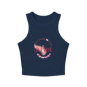 Juliet Floral Postcards Women's Racer Tank