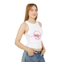 Juliet Floral Postcards Women's Racer Tank