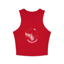 Juliet Floral Postcards Women's Racer Tank