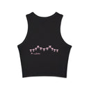 Juliet Floral Postcards Women's Racer Tank