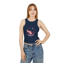 Juliet Floral Postcards Women's Racer Tank