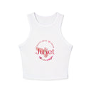 Juliet Floral Postcards Women's Racer Tank