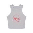 Juliet Floral Postcards Women's Racer Tank