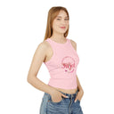 Juliet Floral Postcards Women's Racer Tank