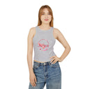 Juliet Floral Postcards Women's Racer Tank