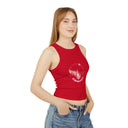 Juliet Floral Postcards Women's Racer Tank
