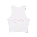 Juliet Floral Postcards Women's Racer Tank